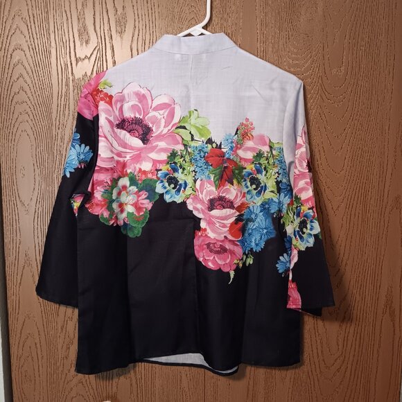 Misslook Floral Blouse Size M - Picture 3 of 3